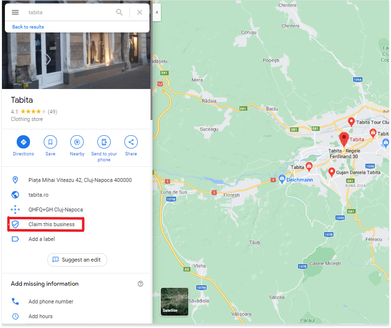 Claim a Google Business Profile Listing