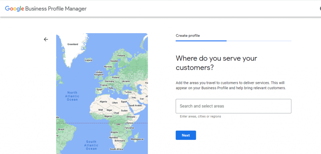Building Your Business Profile - Profile Manager